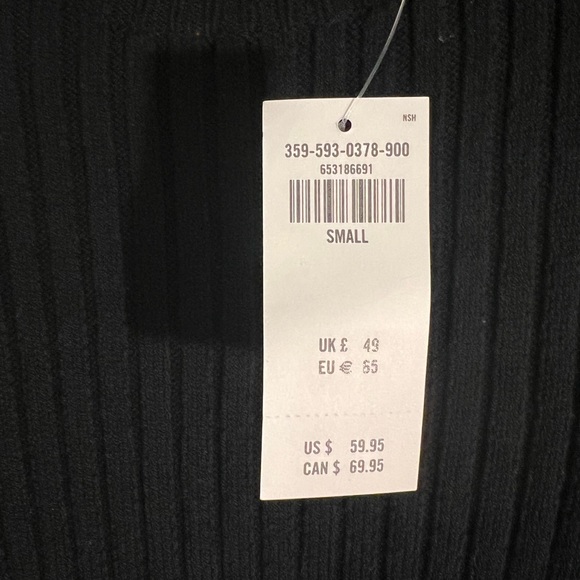 NWT Hollister Black Sweater dress - Picture 4 of 6